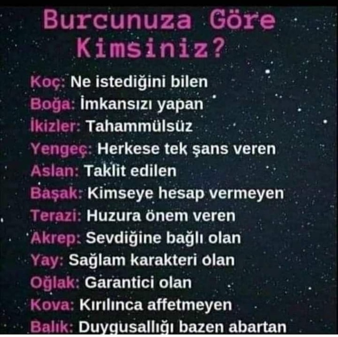 Burçlara inanıyor musunuz yoksa tamamen tesadüf mü?