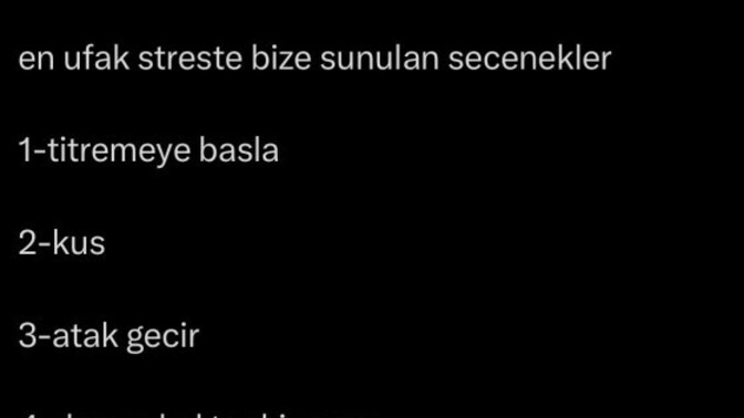 Stres sonucu sizde ne tür tepkiler oluşur?