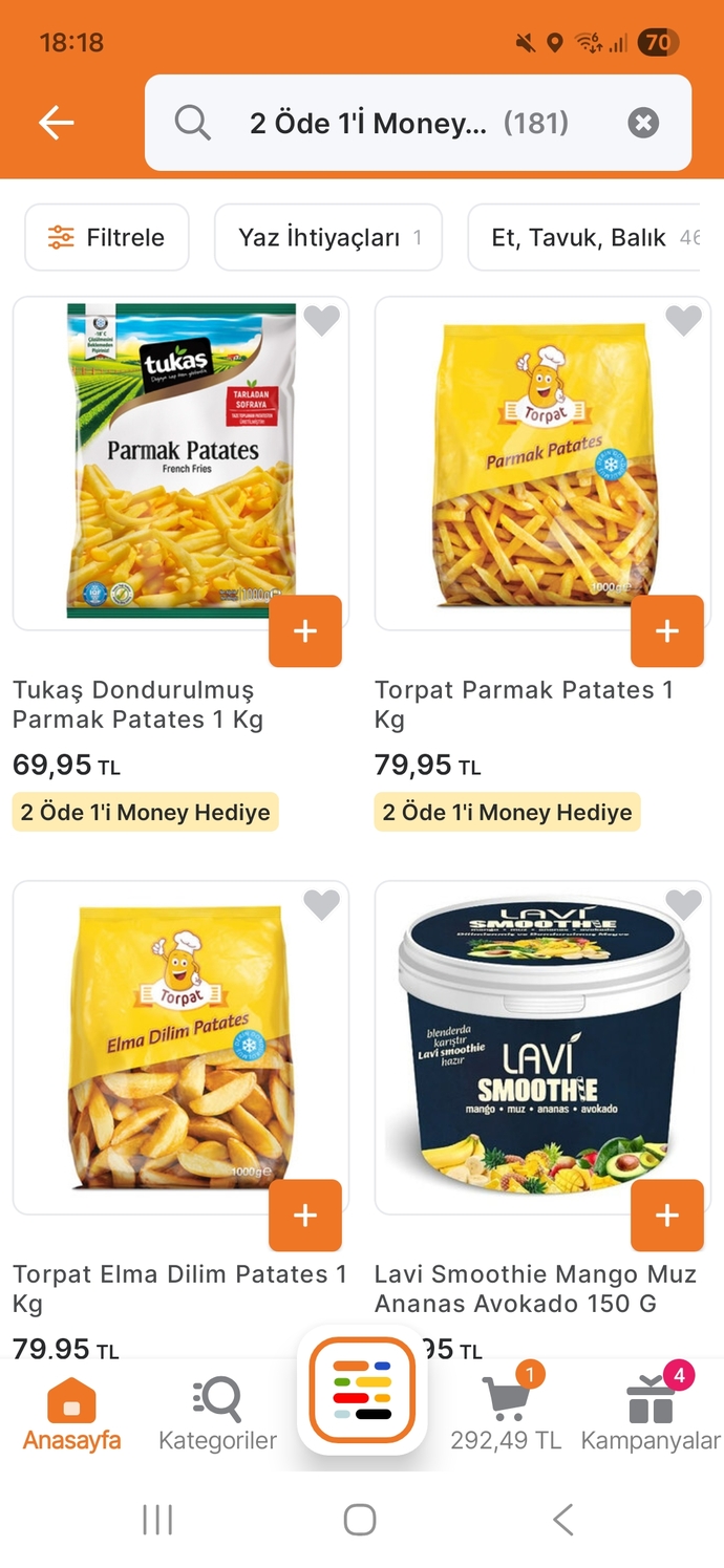2 kilo dondurulmuş patates 70 tl almak mantıklı mı, güzel oluyor mu deneyen?