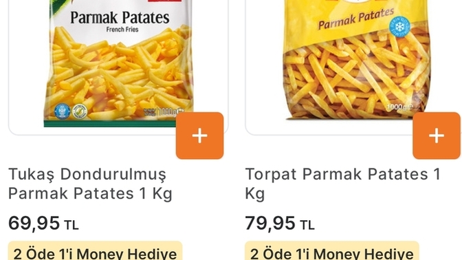 2 kilo dondurulmuş patates 70 tl almak mantıklı mı, güzel oluyor mu deneyen?