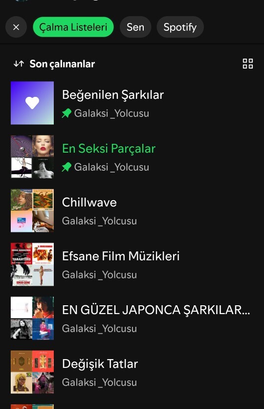 Çalma listendeki en seksi şarkıyı paylaşır mısın?
