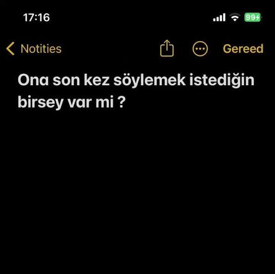 Eski sevgilinize son bir mesaj yazacak olsanız ne söylersiniz, içinizden ne geçer?