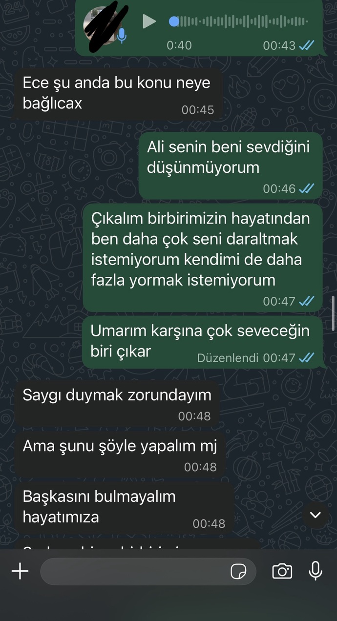 Sizce ayrılmak mi istiyor?