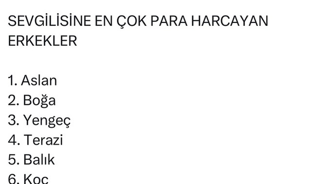 Sevgiliniz hangi burç arkadaşlar?