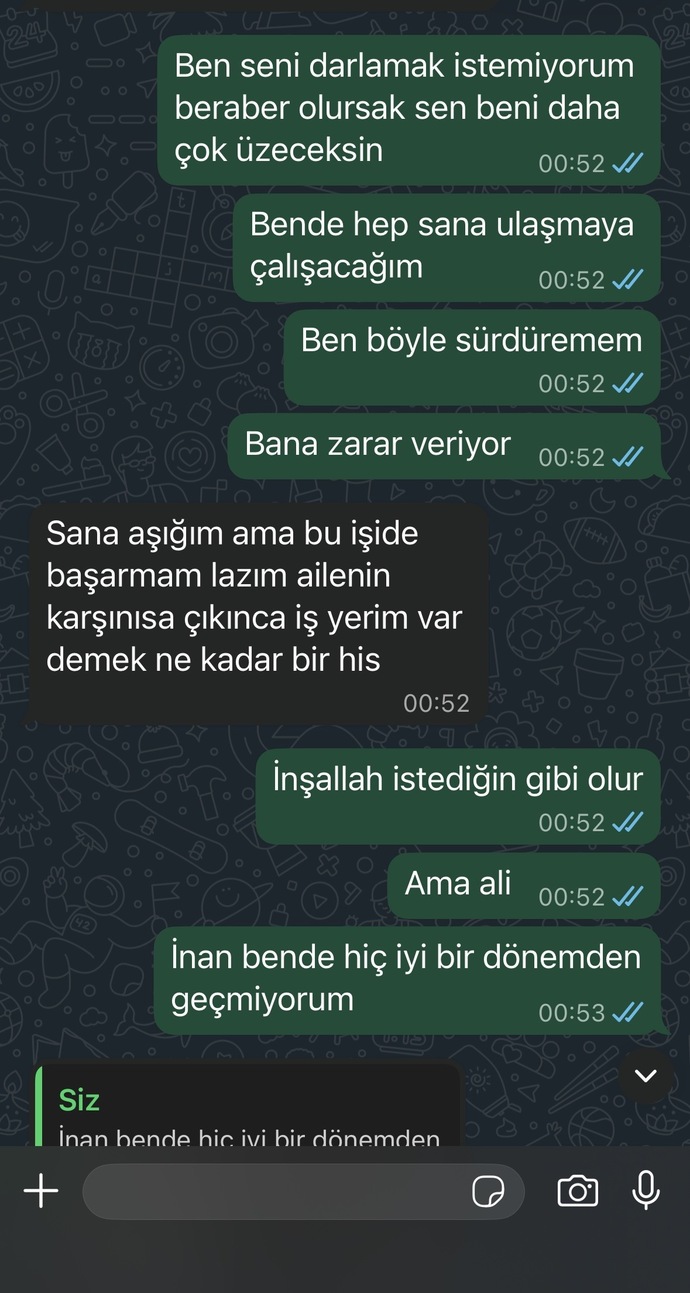 Sizce istemiyor mu napicağimi bilmiyorum?