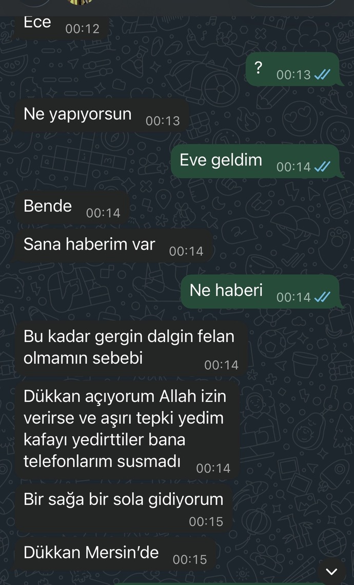 Sizce istemiyor mu napicağimi bilmiyorum?