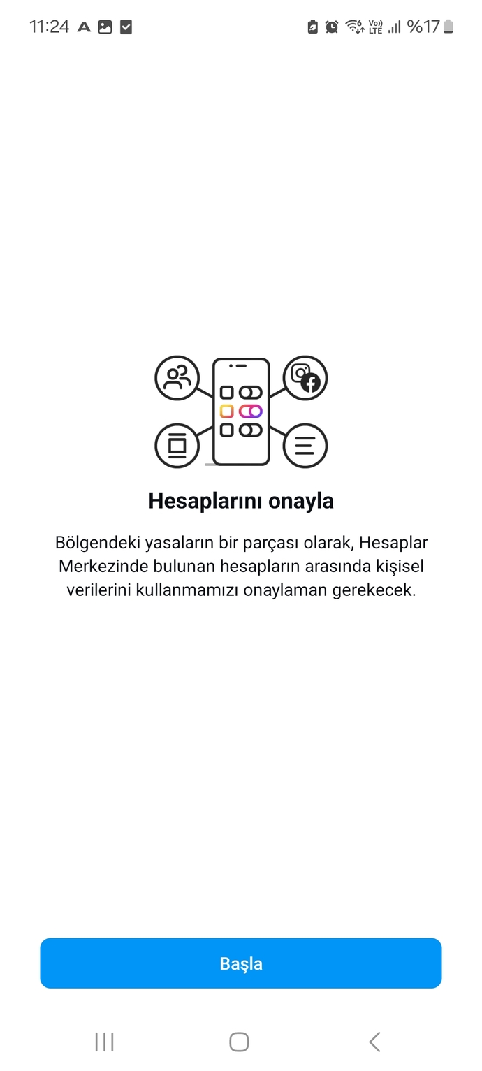 Instagramda bu uyari cikmaya basladi, kimlikle girisin baslangici mi bu?