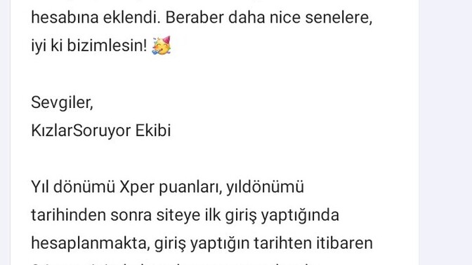 Hesabımın 5. Yılını kutlayalım mı?