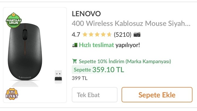 500 TL bütçeyle oyun oynamadan günlük kullanım için hangi mouse alınır?
