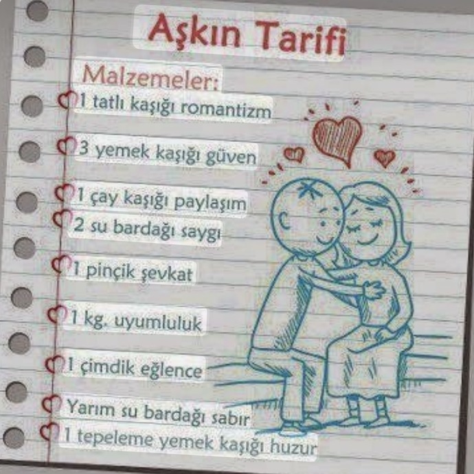 Askın reçetesi yazılsa içinde neler olurdu, senin aşk tarifi nasıl olurdu?