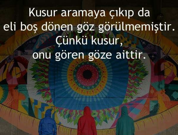 Sürekli başkalarının ayıbını arayıp kendi kusurunu görmeyen insanlardan sıkılmadınız mı?