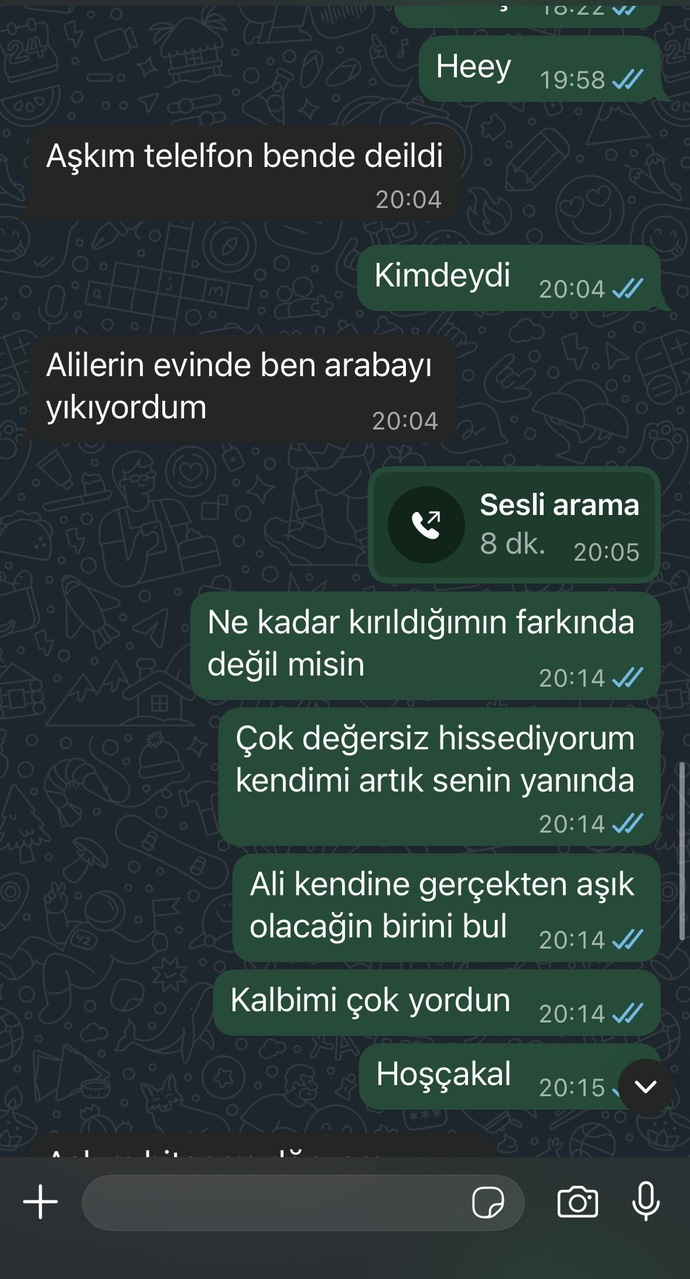 Sizi yoksayan biriyle hiç sınandiniz mi?