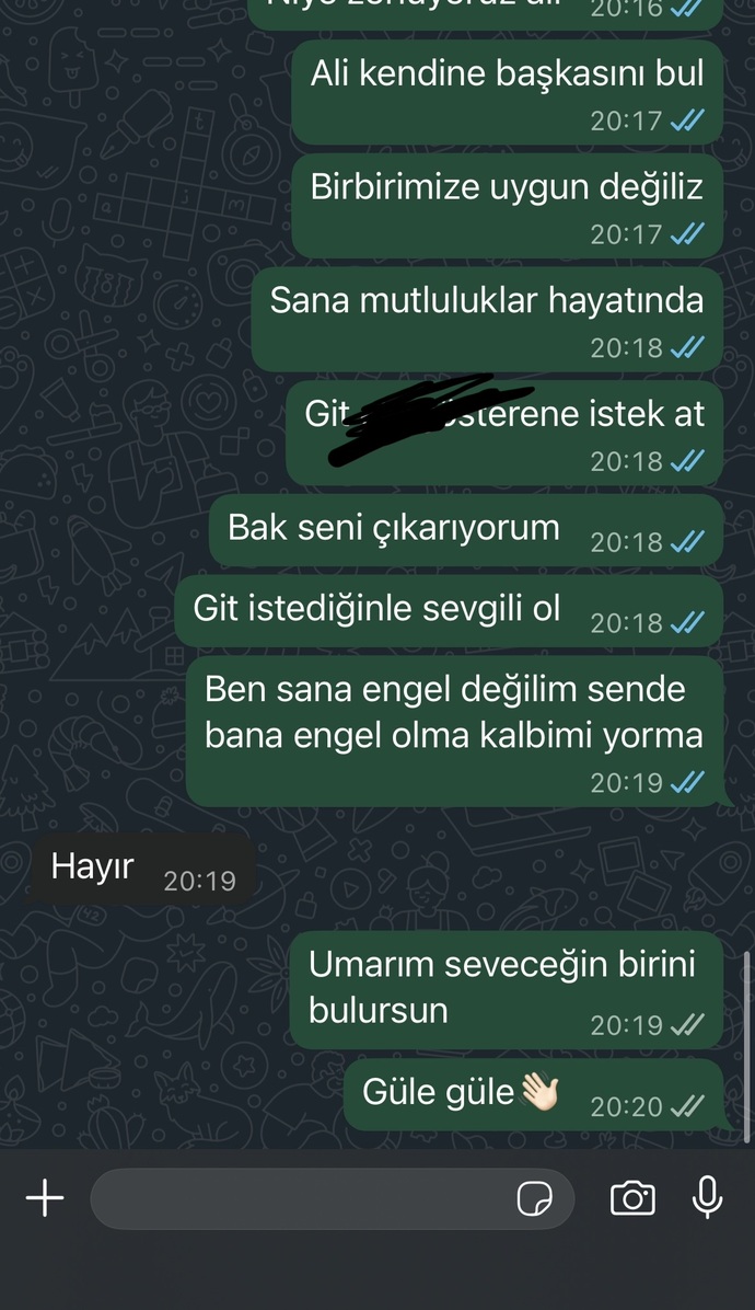 Sizi yoksayan biriyle hiç sınandiniz mi?