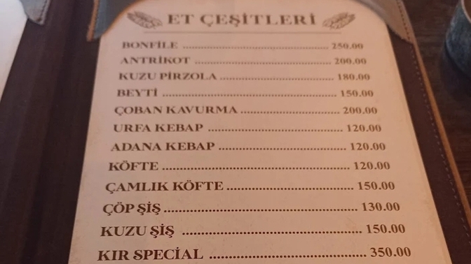 Hangi yemeği yesem?