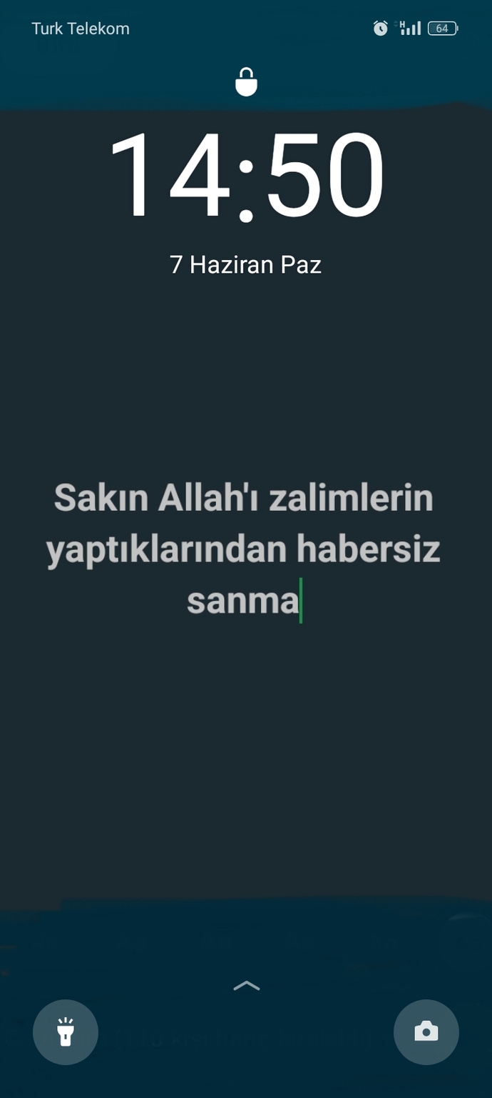 Telefonunuzun duvar kağıdında ne var?
