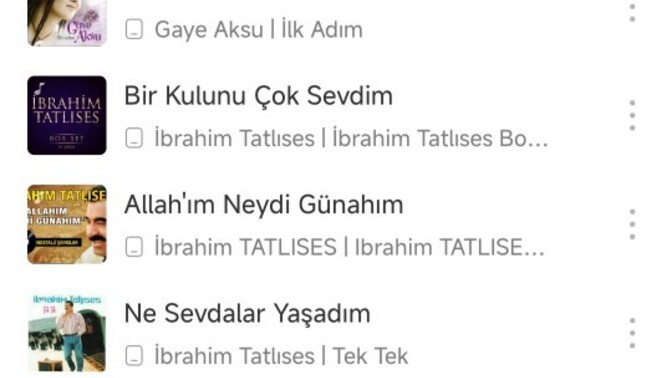 E son hangi şarkıyı dinlediniz?