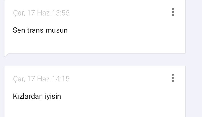 Böyle mesajlar alınca tepkiniz ne oluyor?