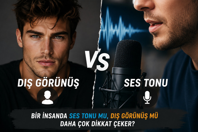 Karşı cinste ilk ne dikkat çeker, ses tonu mu dış görünüş mü gerçekten?