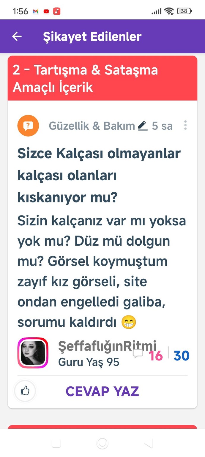 Sizce Kalçası olmayanlar kalçası olanları kıskanıyor mu?