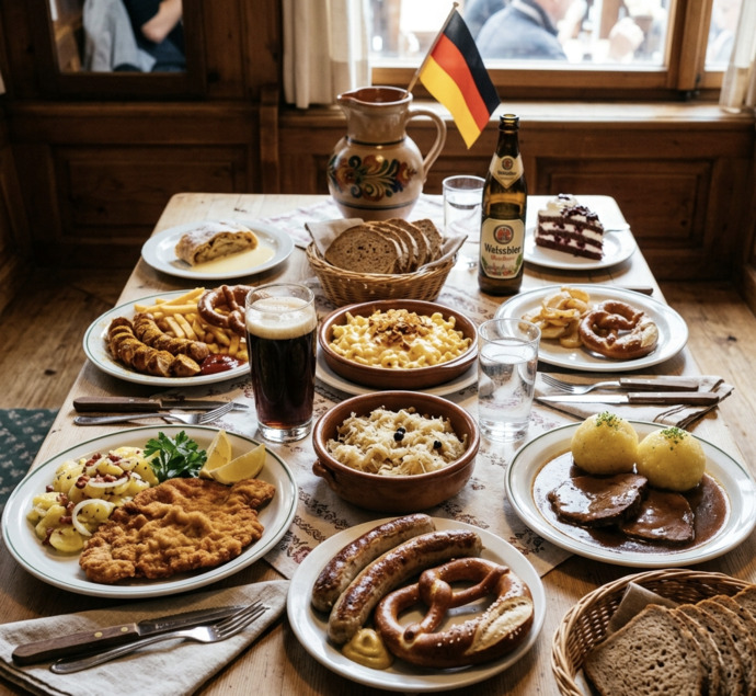 Almanyaya ilk kez gitsen ne yerdin, schnitzel mi currywurst mu apfelstrudel mi?
