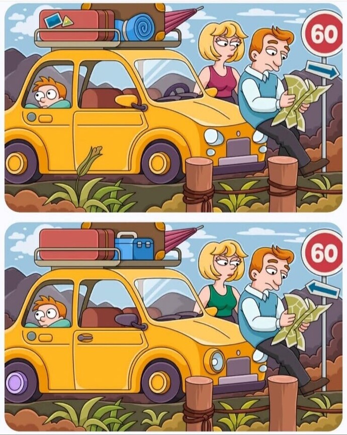 Bu iki resim arasında kaç fark bulabilirsin?