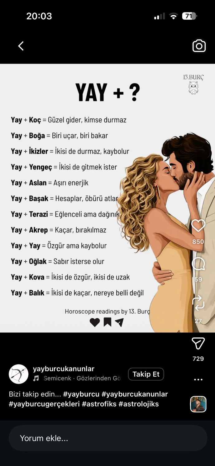 Görsele göre benimle ilişkin nasıl olurdu?