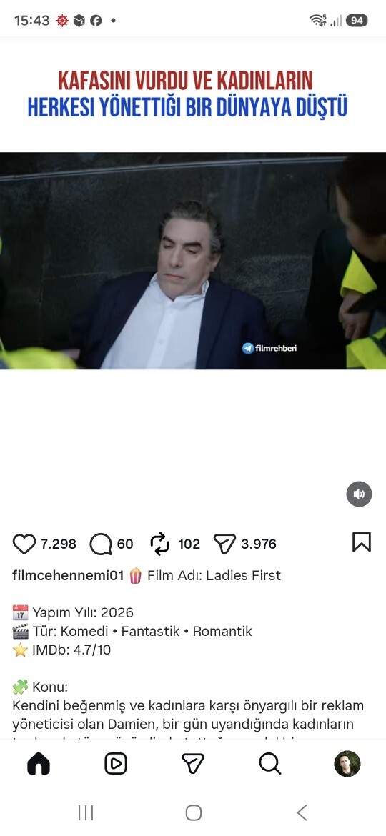 Canım sıkıldığında izlemelik, sürükleyici ve keyifli film önerisi var mı?