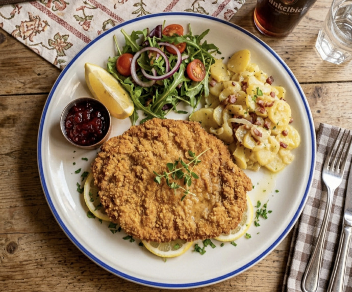Alman usulü schnitzel sever misiniz?