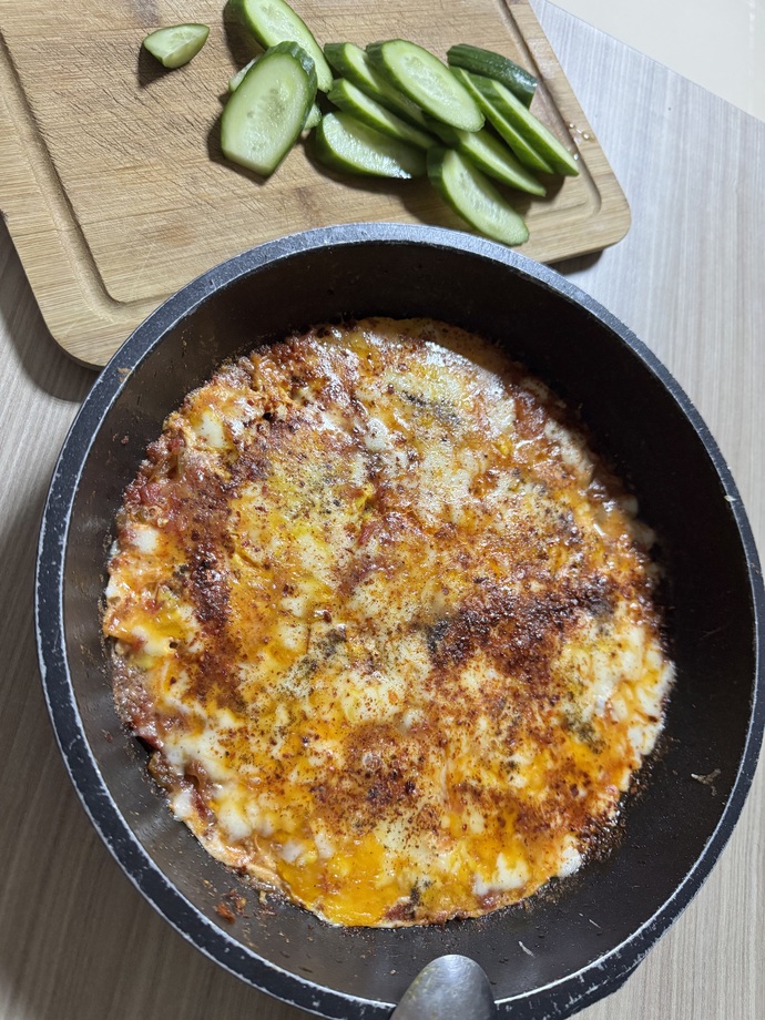 Günaydın menemen yaptım yer misiniz?