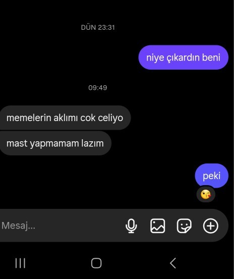 Arkadaşlar böyle bir duruma ne denir ki, siz olsanız ne dersiniz?