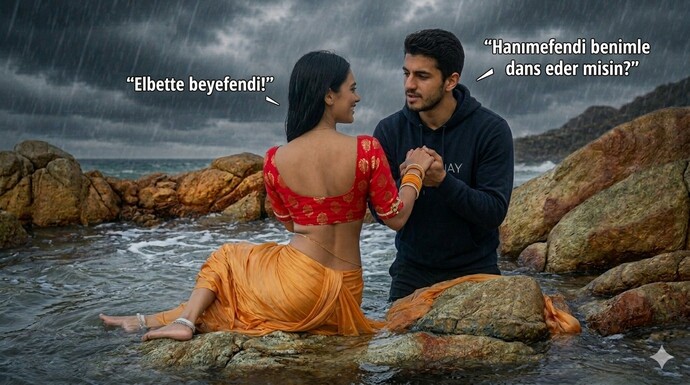 Hanımefendi! Benimle dans eder misin?