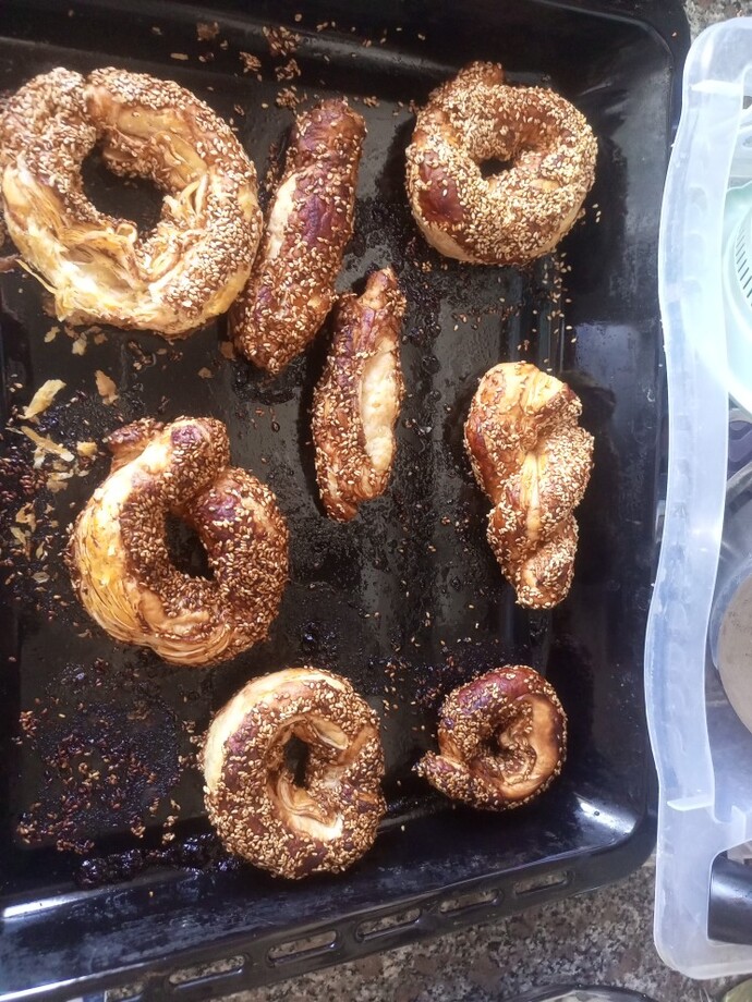 İlk kez evde simit yaptım nasıl olmuş, eksik olan ne sizce?