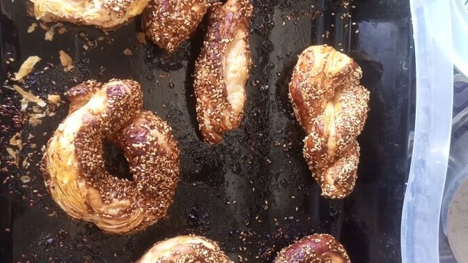İlk kez evde simit yaptım nasıl olmuş, eksik olan ne sizce?