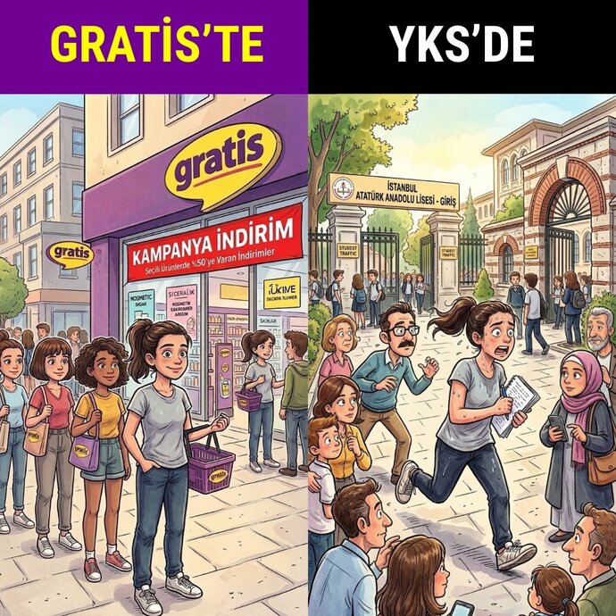 Sınava geç kalanlar hakkında yorumlarınız?