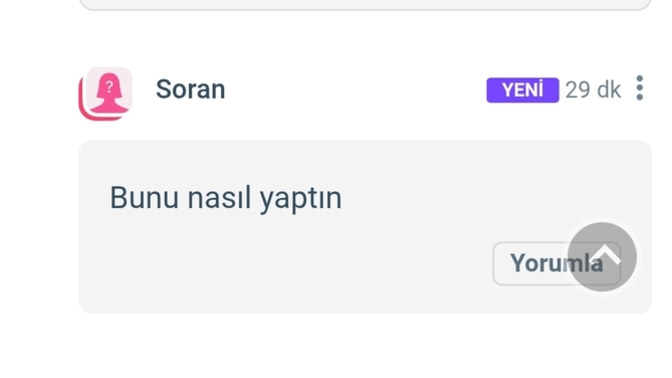 Arkadaşlar hiç bir soruya iki görüş birden yazabildiniz mi?