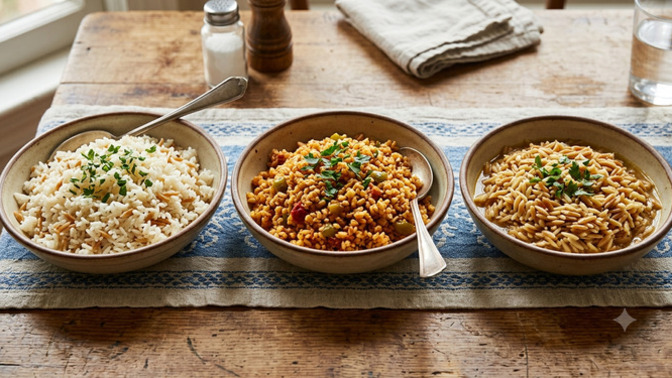 En sevdiğiniz pilav hangisi: pirinç pilavı mı, bulgur pilavı mı, arpa şehriye pilavı mı?
