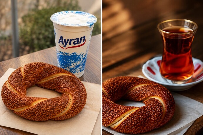 Simit ayran mı? Simit çay mı?