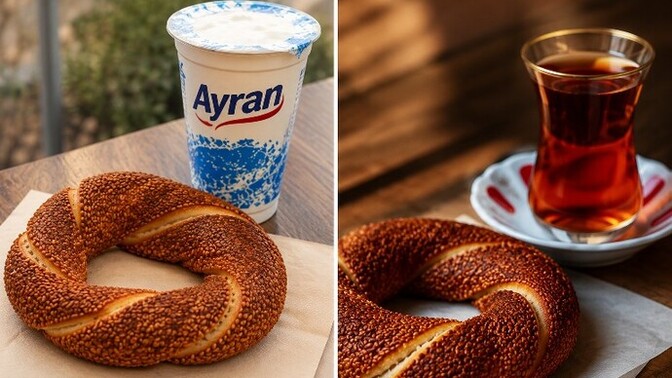 Simit ayran mı? Simit çay mı?