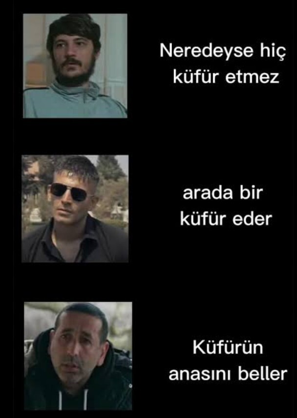 Küfür ediyor musunuz Aileniz küfür edenler var mi?