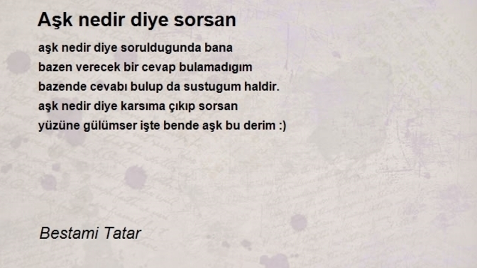 Aşk söz konusu olunca aklına ilk gelen kelime nedir?