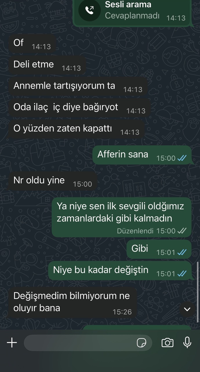 Sizcr niye böyle ayrılmak mi istiyor?
