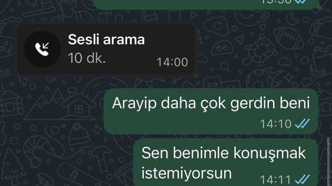 Sizcr niye böyle ayrılmak mi istiyor?