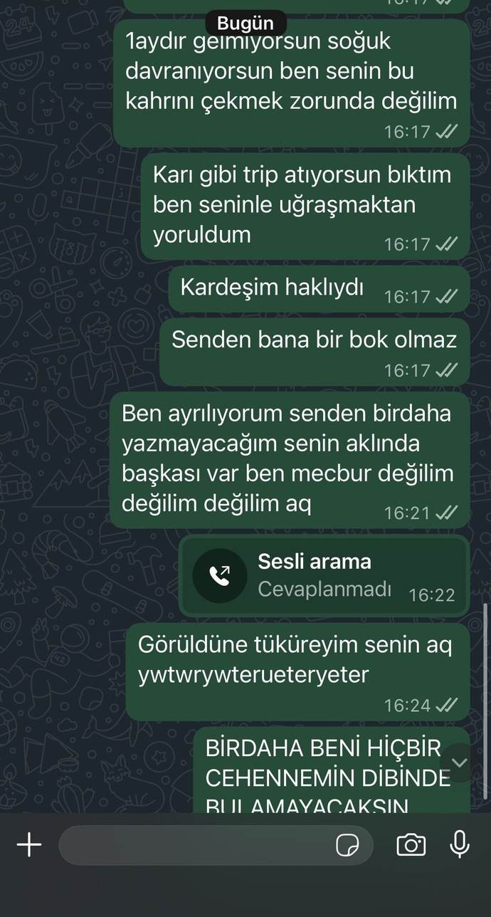 Hep beni böyle krize sokuyor katlanamıyorum artık sizce artık bitiriyim mi?