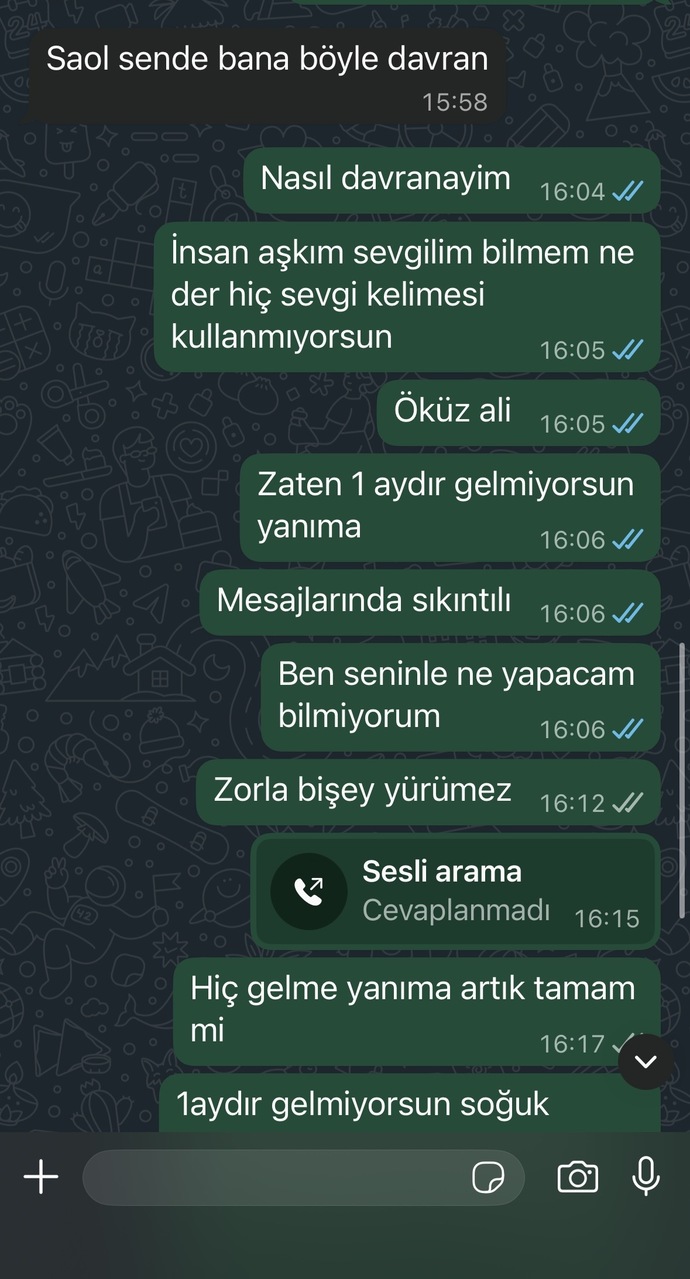 Hep beni böyle krize sokuyor katlanamıyorum artık sizce artık bitiriyim mi?