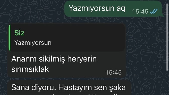 Hep beni böyle krize sokuyor katlanamıyorum artık sizce artık bitiriyim mi?