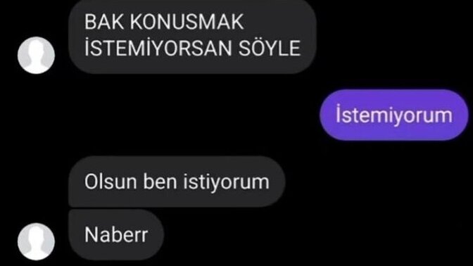 Konuştuğunuz biri var mı?