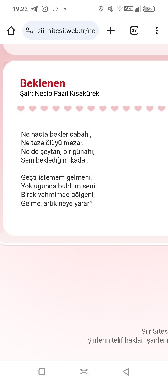 Siz de şiir sever misiniz, en sevdiğiniz şiir ve şair kim?