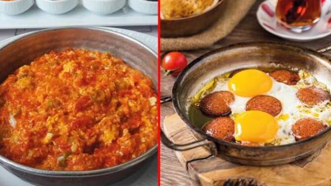 Sabah kahvaltısında "Sucuklu yumurta mı"yoksa "Menemen" mi? Seç tarafını?