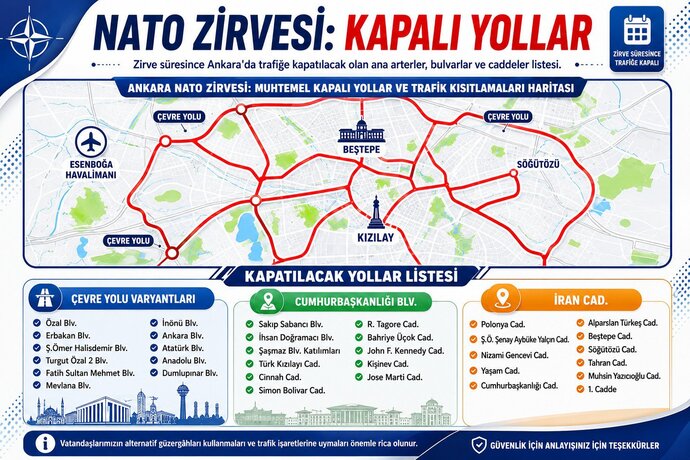Devlet büyüklerini ağırlamak ve güvenliği sağlamak elbette önemli eyvallah, hele ki bulunduğumuz coğrafya şu an bu kadar karışıkken... Ancak işe veya hastaneye gitmek zorunda olan binlerce insanın günlük hayatının bu kadar etkilenmesi sizce ne kadar doğru?Siz olsanız güvenlik için bu tür kısıtlamaları anlayışla mı karşılardınız, yoksa vatandaşın mağdur edildiğini mi düşünürdünüz?
