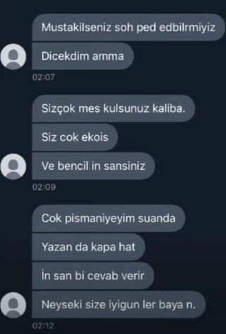Cevap vermediğiniz halde yazan birine ne tepki verirsiniz?